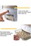 6-Grid 360° Rotating Cereal & Grain Dispenser, Airtight Storage with One-Click Output - 2