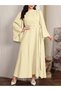 Rochie maxi, galben - 6