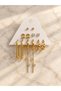 Nola Design 6-Piece Earring Set for Women Yellow - 2