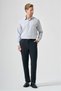 Black Side Pocket Textured Comfort Fit Flexible Chino Trousers 1003265163 - 2