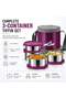 Milton Insulated Stainless Steel Lunch Box 1140ml with 3 Containers Leak Proof Tiffin and Carry Bag - 5