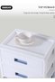 DUNISO 4 Layer Drawer Storage Cabinet with Wheels, Toys Storage Box, Office Desk Storage Box, Drawer - 5