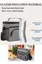 Qiccijoo Lunch Bags 15L Insulated Cooler Bag for Men Women, Reusable Insulated Waterproof Lunch Bag - 3