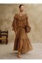 Rochie maxi, maro - 6