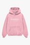 Bombshell Wings Printed Pink Oversize Hoodie - 3