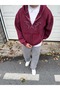 Boxy Star Zi̇p Washed Hoodie - 5