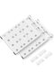 2 Pcs Extendable Closet Shelf, Adjustable Storage Rack, White Wardrobe Cupboard Compartment Separato