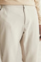 Men's Beige Regular Fit Pants - 6