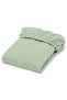 Noon East Twin/Double Size Fitted Sheet | Soft 400TC Sateen Cotton Material | Light Green Desert Sag - 4
