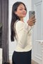 Women's Winter Stone Rosella Lace Detailed Ribbed Knitwear Blouse 20309 - 4