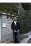 Boxy Star Zi̇p Washed Hoodie - 8