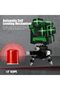 Laser Level 12 Lines Green Light Professional Cross Marking Meter Self-Leveling Horizontal Vertical - 7