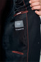 Black Mono Collar Cashmere Full Lining 6 Drop Comfort Fit Wool Jacket 1002265161 - 3