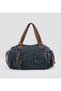 Bafe Navy Blue Leather Shoulder Bag