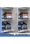 2 Pcs Extendable Closet Shelf, Adjustable Storage Rack, White Wardrobe Cupboard Compartment Separato - 3
