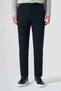 Black Side Pocket Textured Knitted Slim Fit Stretchy Jogger Pants 1003265174 - 2