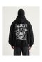 Snow Masked Ninja Unisex Sweatshirt Cardigan 2Strands Thick Fleece