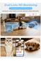1080P WiFi Indoor Security Camera, Dual-Lens Movable Pet Camera Robot on Wheels for Home & Famil - 4