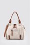 Coyo Beige Leather Shoulder Bag