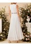 Rochie maxi, alb - 2