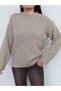 Glitter bicycle collar oversize sweater - 7