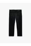Men Black Plain Jeans - 3