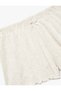 Women White Textured Shorts - 5