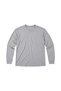 تي شيرت أساسي بأكمام طويلة باللون الرمادي الميلانج M-L-XL-2XL - 4