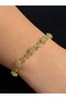 Xuping Gold Flower and Butterfly Figured Zircon Stone Luxury Waterway Bracelet - Stainless Steel