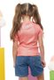 Girl's Shiny Fabric T-Shirt - 5
