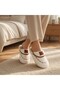Women's Patterned Plush Non-Slip Lightweight Sole Furry House Slippers (Narrow Fit) - 4