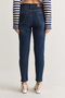 Women's Dark Blue High-Waisted Slim-Fit Jeans 60286778 - 7