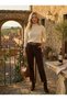 Italian Velvet-Like Pants - 2