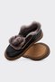 Genuine Leather Fur 257Kza264 Black Floter Women's Casual Shoes - 3