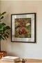 1 Piece Pvc Framed Black Wooden Frame Red Poppy Flower Square Wooden Painting - Home, Business and Office Decoration Painting - 3
