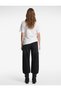 Women White Plain Round Neck Short Sleeves T-Shirt - 3