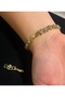 Xuping Gold Framed Shiny Zircon Stone Tarnish Resistant Bracelet - Stainless Steel - 3