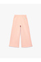 Baby Girls Pink Plain Sweat Pants