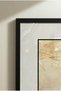 1 Piece Pvc-Padded Black Wooden Framed Minimalist Cream Background Soft Watercolor Floral Square Wooden Painting - Home, Business and Office Decoration Painting - 6