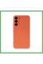Samsung Galaxy S23 Compatible Case Nano Velvet Silicone - Orange Bezoss