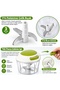 Chopmaster Pro 3 Blade Manual Hand Roller Chopper - Vegetable Fruit Chopper - 3