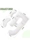 SKY-TOUCH Pregnancy Pillows for Sleeping, U Shaped Full Body Maternity Pillow with Removable Cover - Support for Back, Legs, Belly, HIPS for Pregnant Women, 126x63x15cm - 2