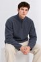 Men's Half-Zip Loose 3-Piece Sweatshirt - 3
