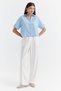 Women's Pocket Detailed Striped Shirt - 5