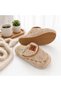 Women's Patterned Plush Non-Slip Lightweight Sole Furry House Slippers (Narrow Fit) - 3