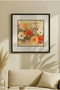 1 Piece Pvc-Padded Black Wooden Framed Minimalist Colorful Flower Garden Square Wooden Painting - Home, Business & Office Decoration Painting - 2