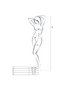 Bodystocking BS047 cu Broderie