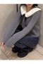 Women's Plush Piece Design Casual Versatile Cardigan - 5