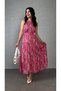 Women's Off-The-Shoulder Halterneck Patterned Single Jersey Dress - 2