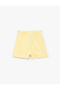 Baby Boys Yellow Plain Shorts - 4